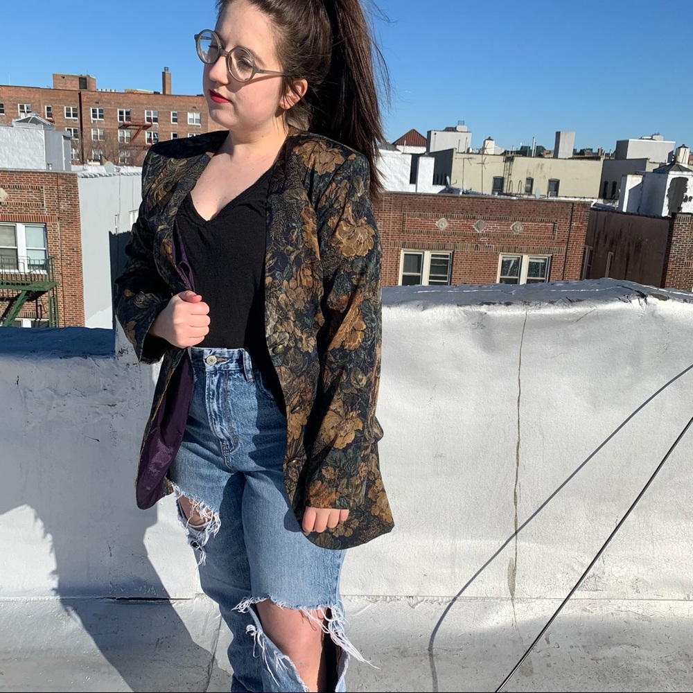 D. J. Summers Vintage Floral Blazer
